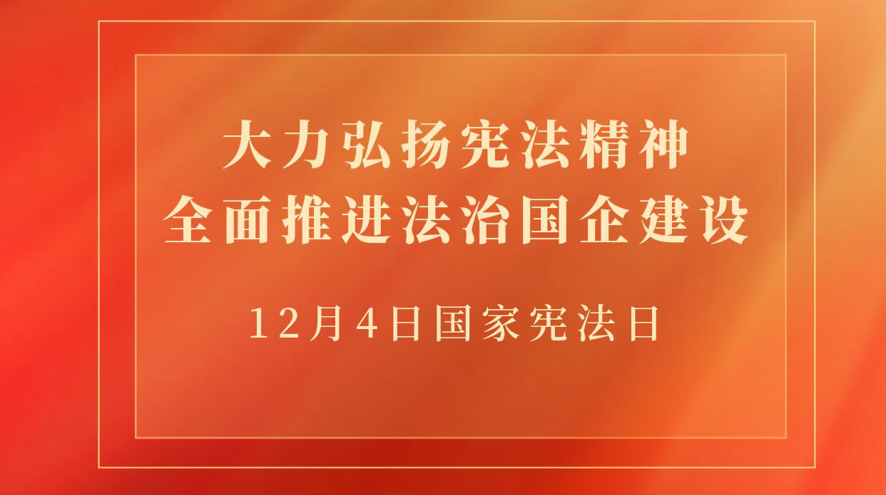 大力弘扬宪法精神，全面推进法治国企建设